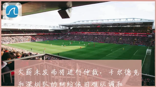 欠薪未发而将进行仲裁，卡尔德克和深圳队的纠纷依旧难以调和